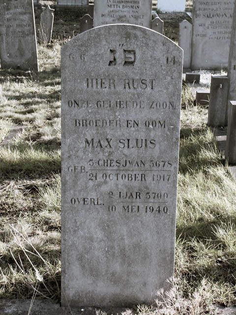 Afbeelding van graf of monument van Max Sluis