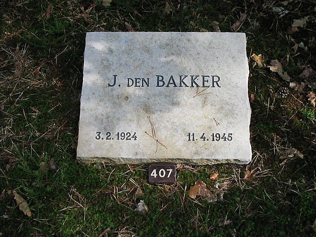 Afbeelding van graf of monument van Jacob den Bakker