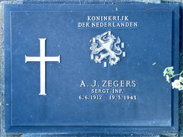 Afbeelding van graf of monument van Antonius Joseph Zegers