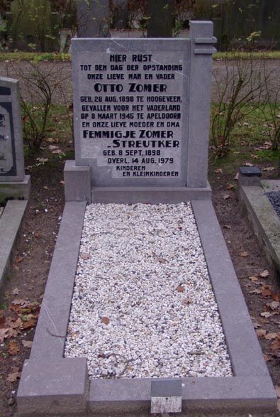 Afbeelding van graf of monument van Otto Zomer