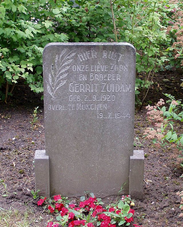 Afbeelding van graf of monument van Gerrit Zuidam