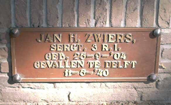 Afbeelding van graf of monument van Jan Hermanus Zwiers