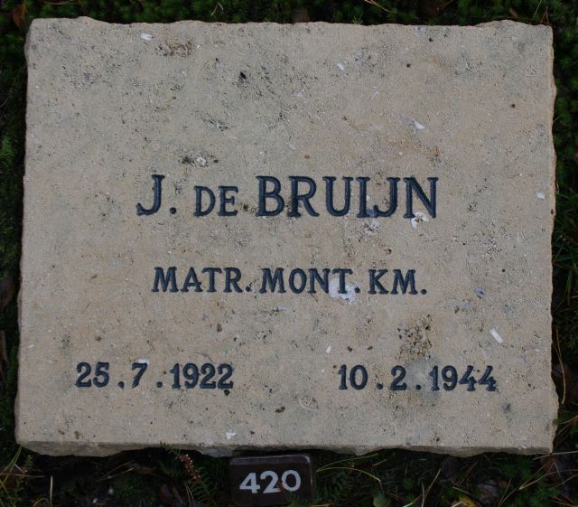 Afbeelding van graf of monument van Jacob de Bruijn