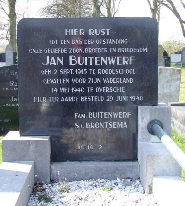 Afbeelding van graf of monument van Jan Buitenwerf