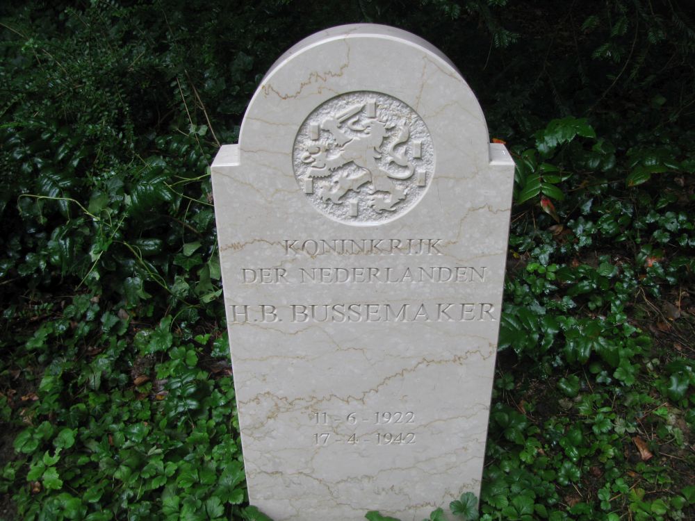 Afbeelding van graf of monument van Hans Bernard Bussemaker