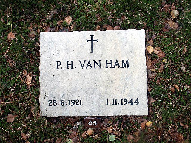 Afbeelding van graf of monument van Petrus Hubertus van Ham