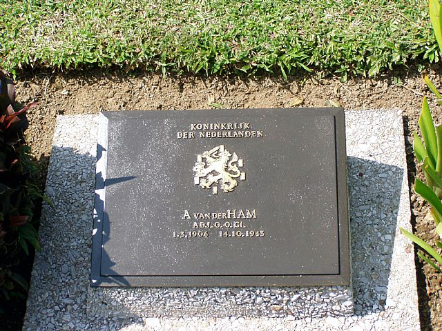 Afbeelding van graf of monument van Arie van der Ham