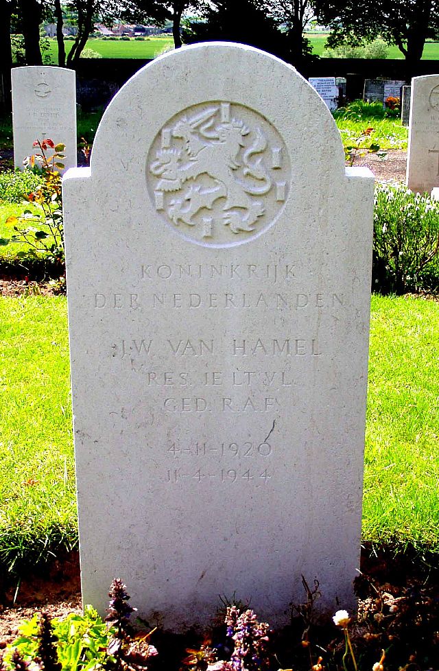 Afbeelding van graf of monument van Jacob Willem van Hamel