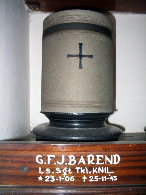 Afbeelding van graf of monument van George Frans Johan Barend