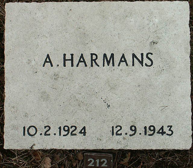 Afbeelding van graf of monument van Adriaan Harmans