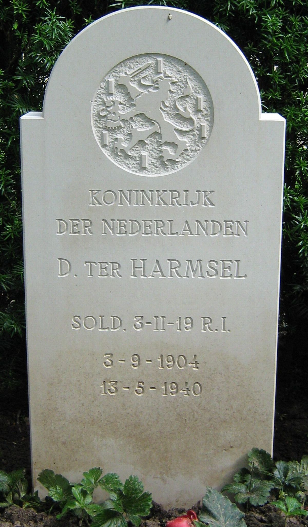 Afbeelding van graf of monument van Derk ter Harmsel