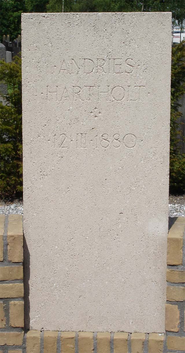 Afbeelding van graf of monument van Andries Hartholt