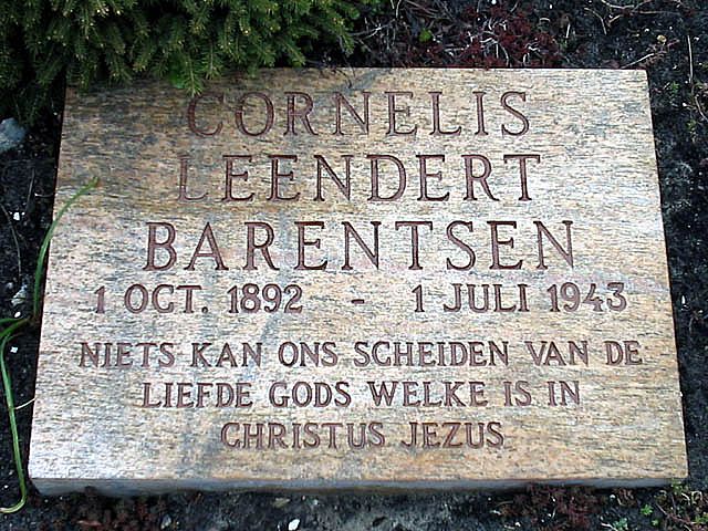 Afbeelding van graf of monument van Cornelis Leendert Barentsen