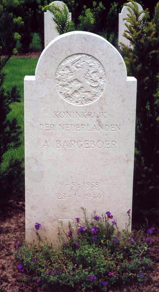 Afbeelding van graf of monument van Abraham Bargeboer