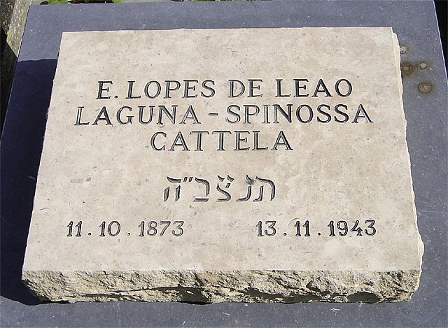 Afbeelding van graf of monument van Esther Lopes de Leao Laguna-Spinossa Cattela