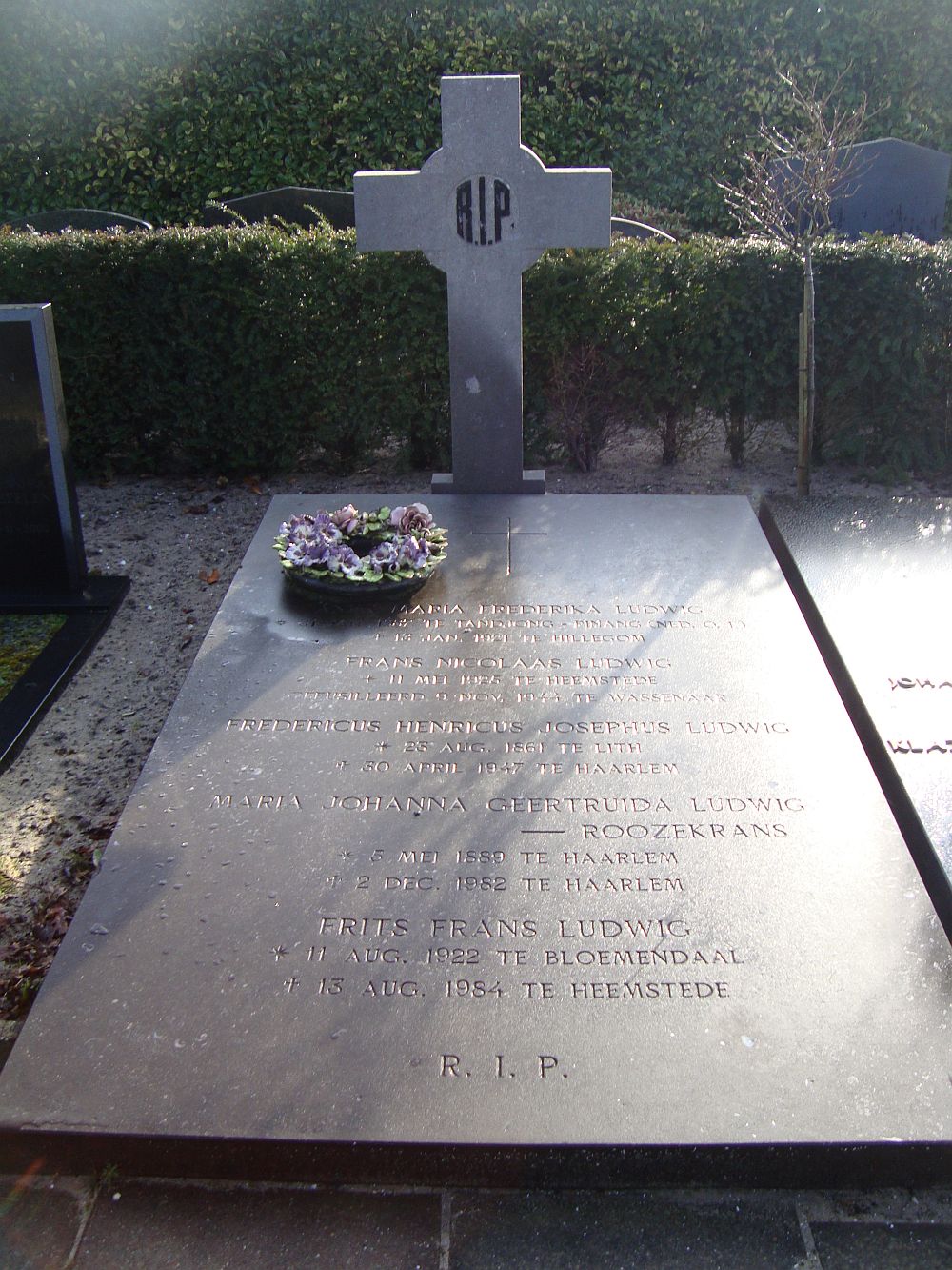 Afbeelding van graf of monument van Frans Nicolaas Ludwig