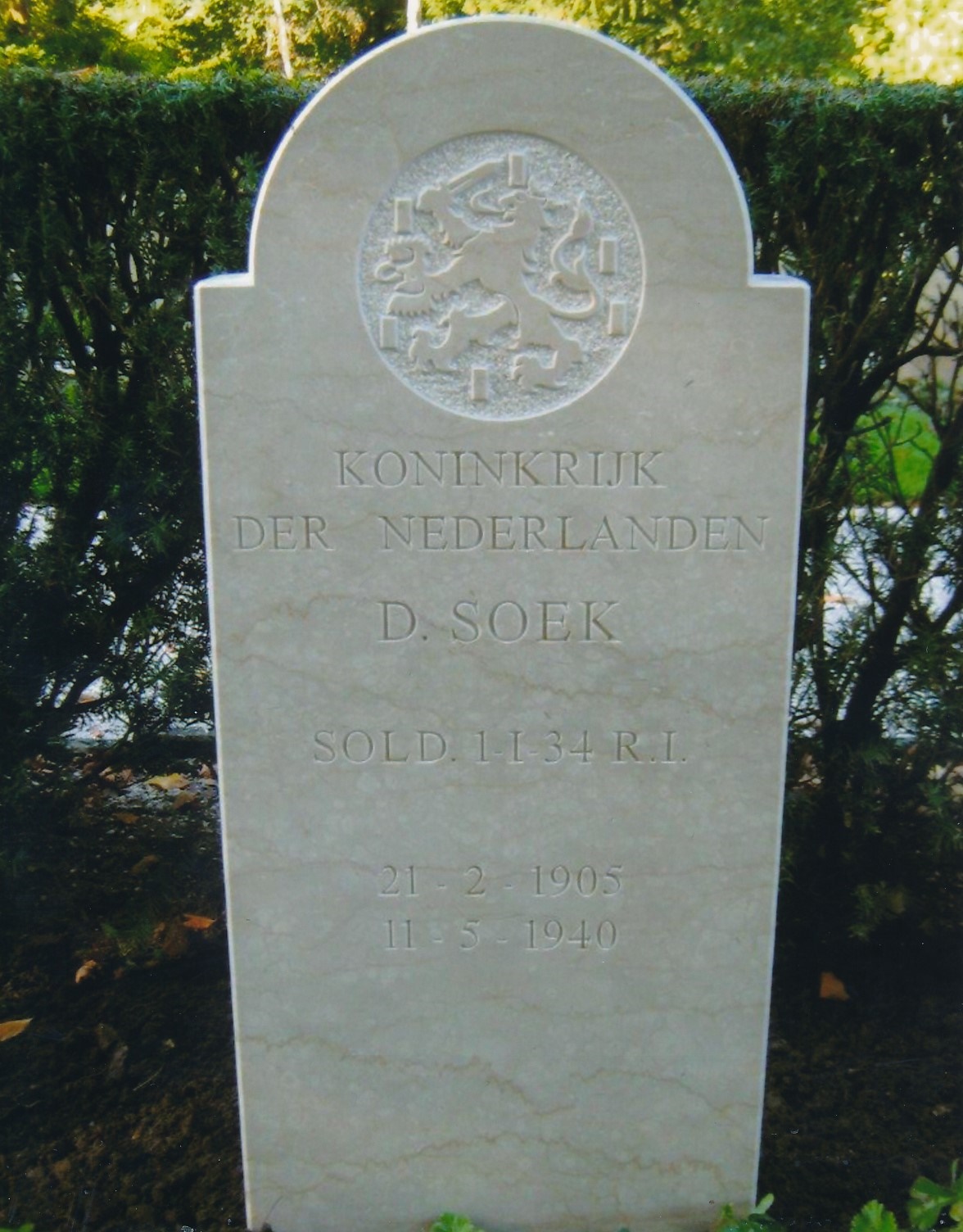 Afbeelding van graf of monument van Dirk Soek