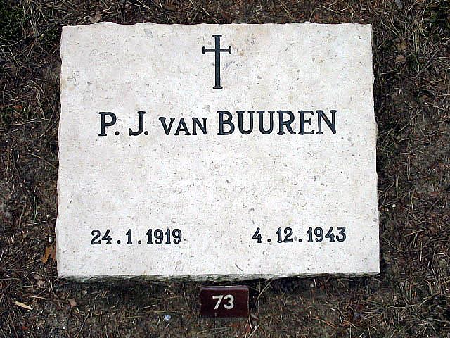 Afbeelding van graf of monument van Petrus Johannes van Buuren
