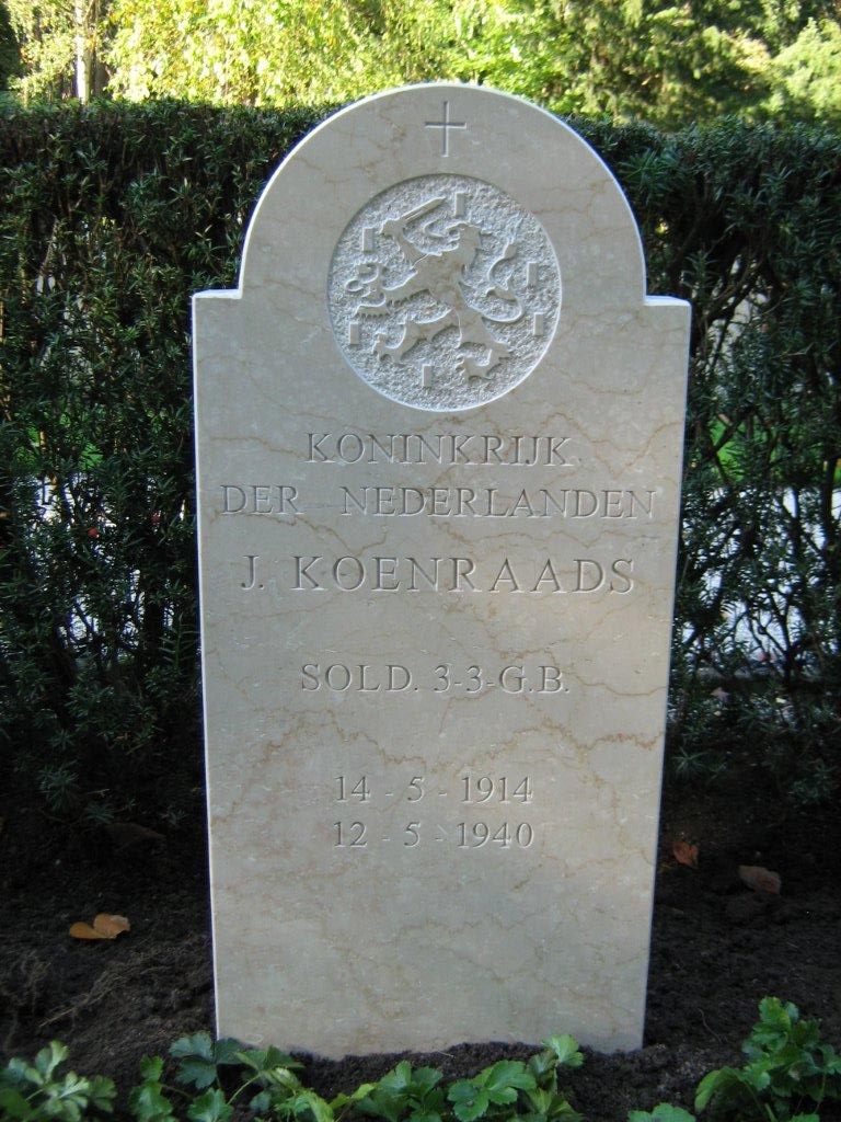 Afbeelding van graf of monument van Jozef Koenraads