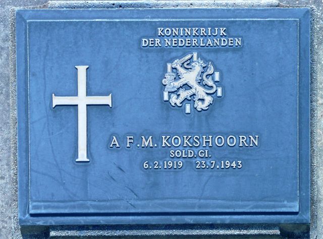Afbeelding van graf of monument van Alphons Frederik Marie Kokshoorn