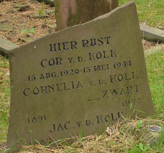 Afbeelding van graf of monument van Cornelis van der Kolk