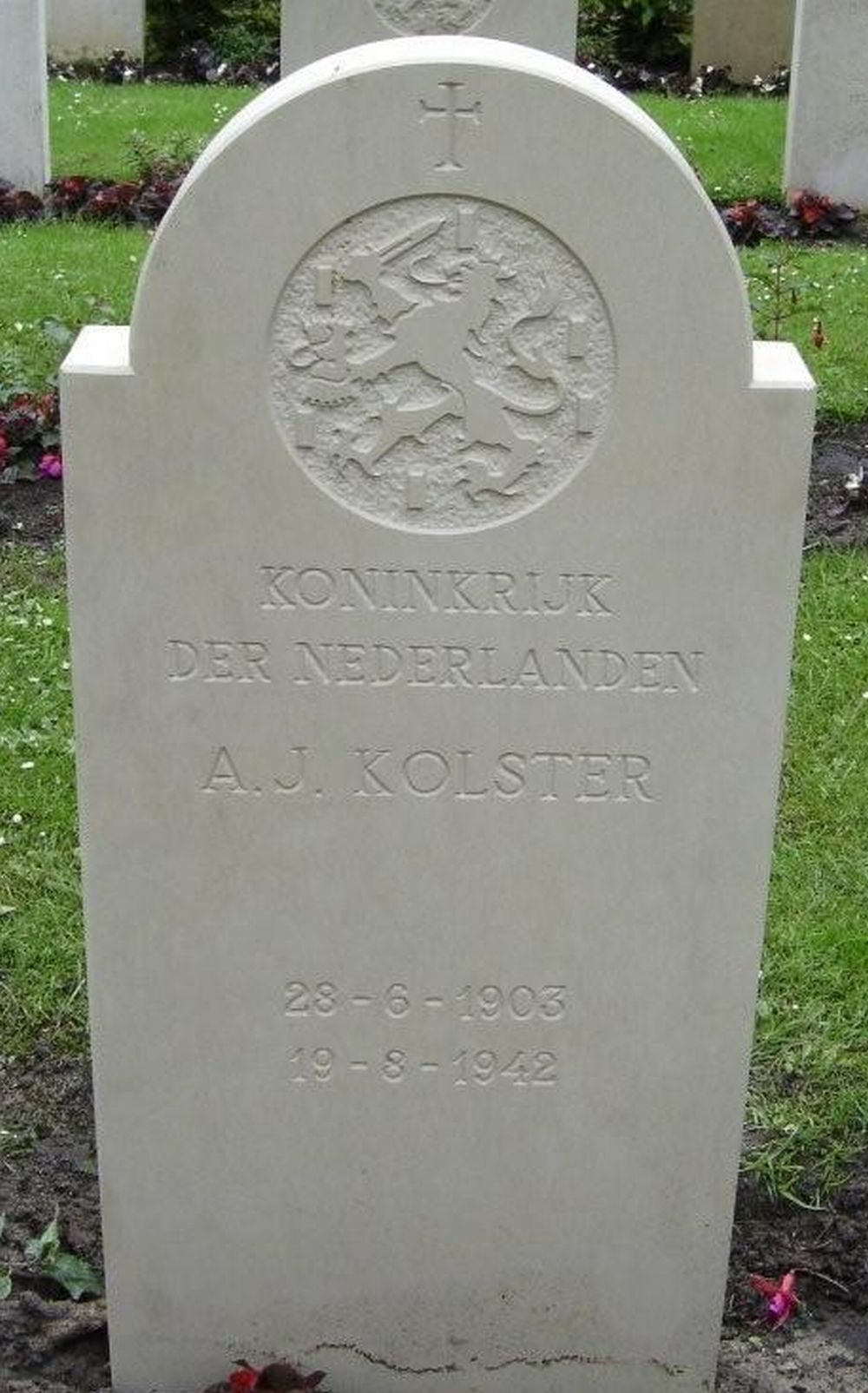 Afbeelding van graf of monument van Adrianus Johannes Kolster