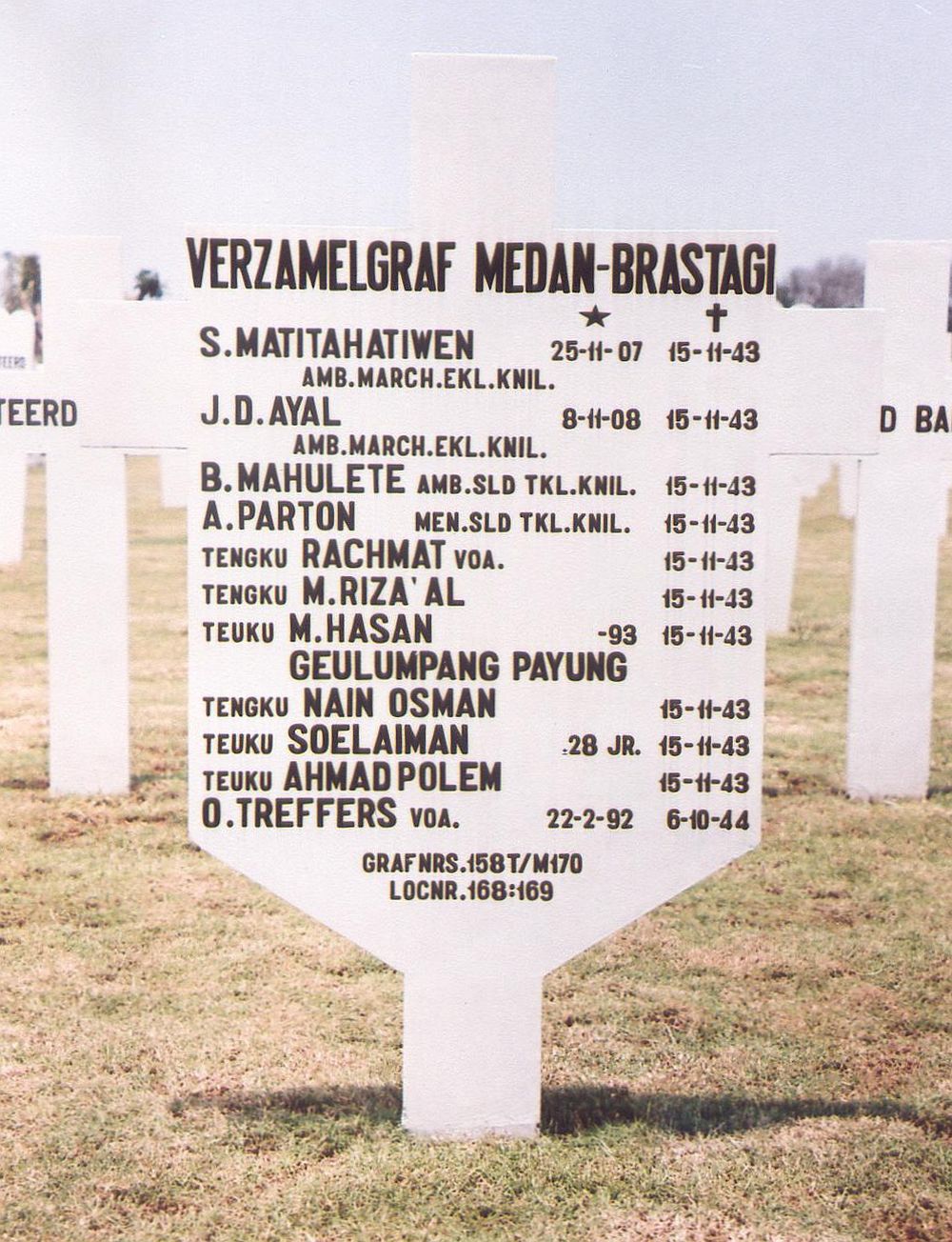 Afbeelding van graf of monument van Benjamin Mahulete