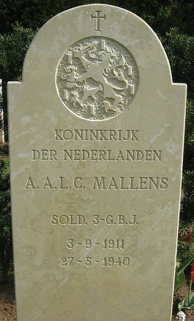 Afbeelding van graf of monument van Adrianus Antonius Leonardus Cornelius Mallens