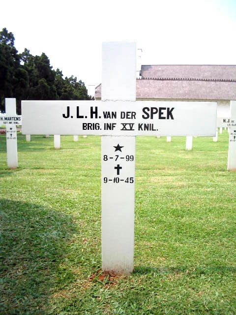 Afbeelding van graf of monument van Johannes Louis Hermanus van der Spek