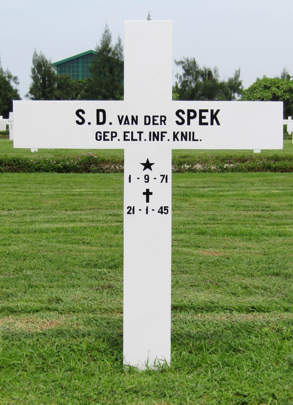 Afbeelding van graf of monument van Simon Daniël van der Spek