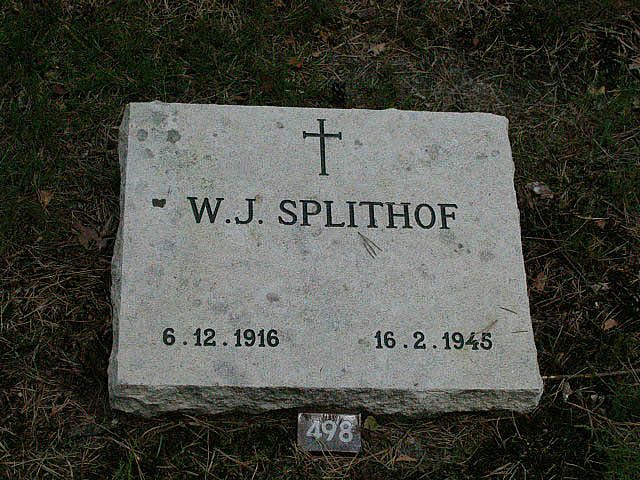 Afbeelding van graf of monument van Wilhelmus Johannes Splithof