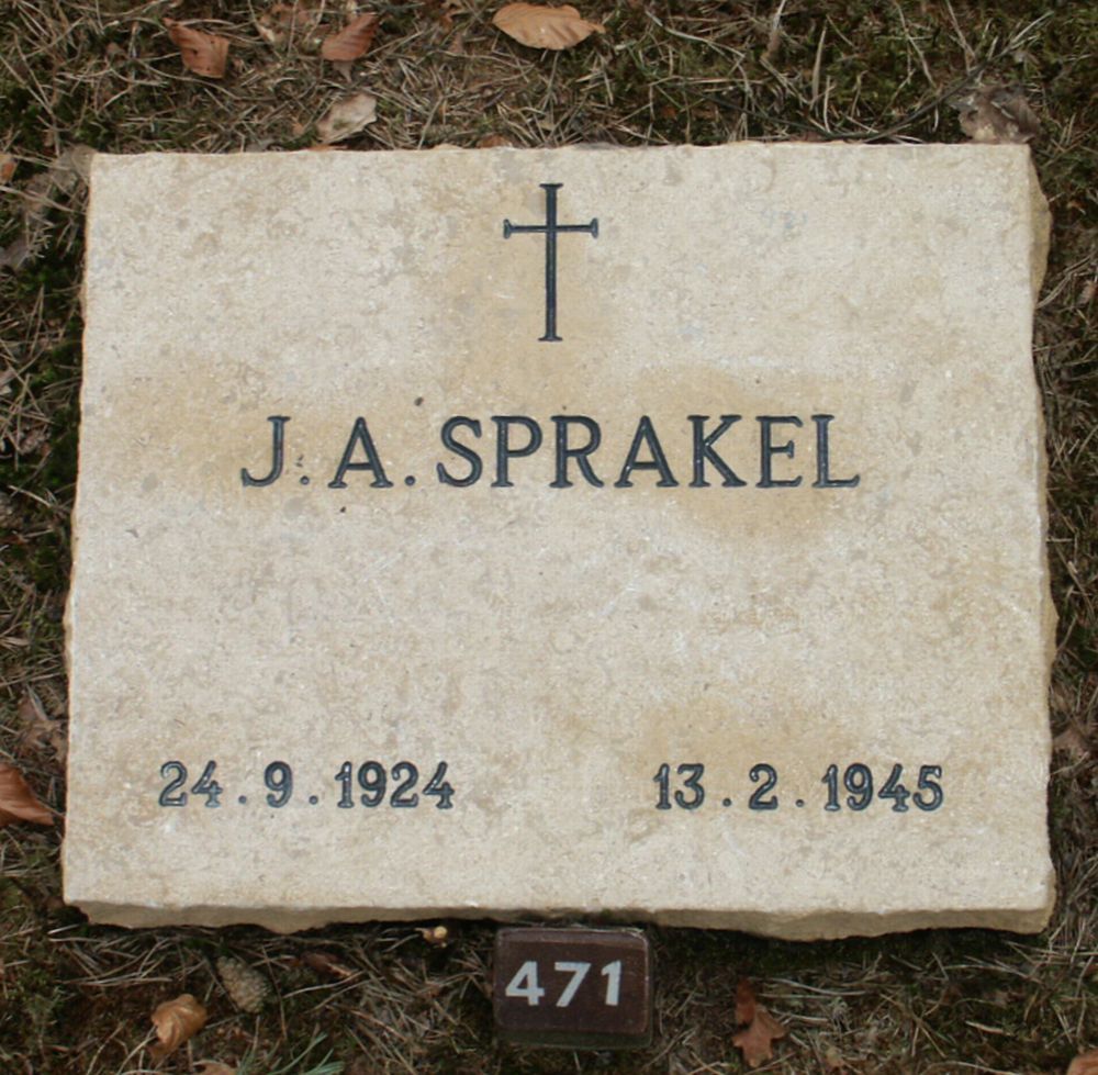 Afbeelding van graf of monument van Johannes Albertus Sprakel