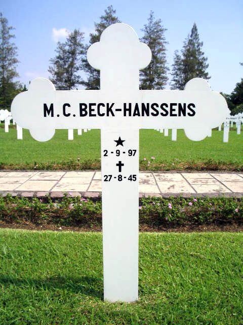 Afbeelding van graf of monument van Margaretha C. Beck-Hanssens