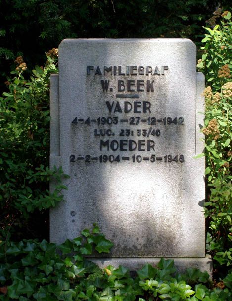 Afbeelding van graf of monument van Willem Beek