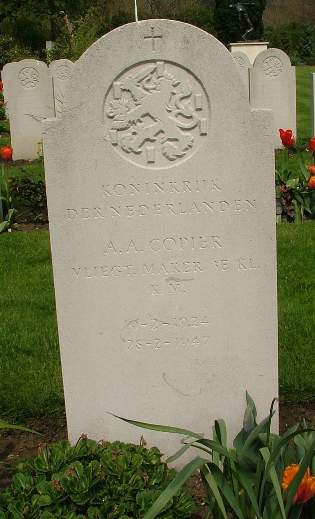 Afbeelding van graf of monument van Adrianus Anthonius Copier