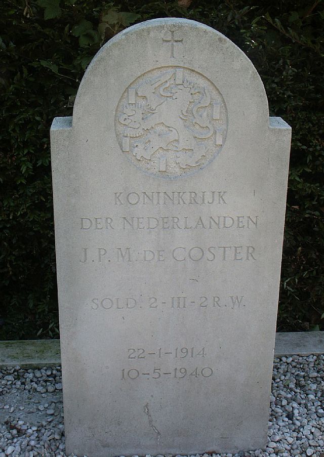 Afbeelding van graf of monument van Johannes Petrus Marie de Coster