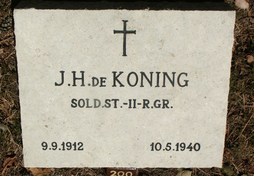 Afbeelding van graf of monument van Johannes Hermanus de Koning