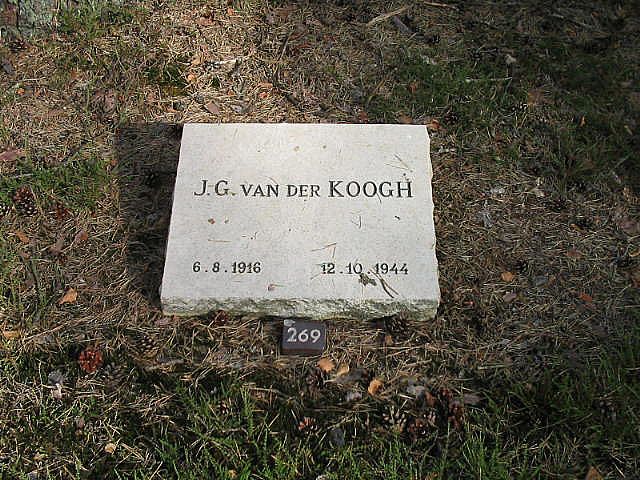 Afbeelding van graf of monument van Johannes Godfried van der Koogh