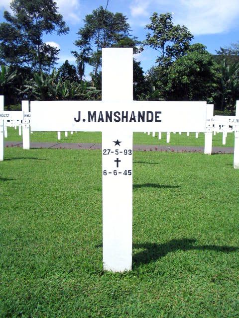 Afbeelding van graf of monument van Johannes Manshande