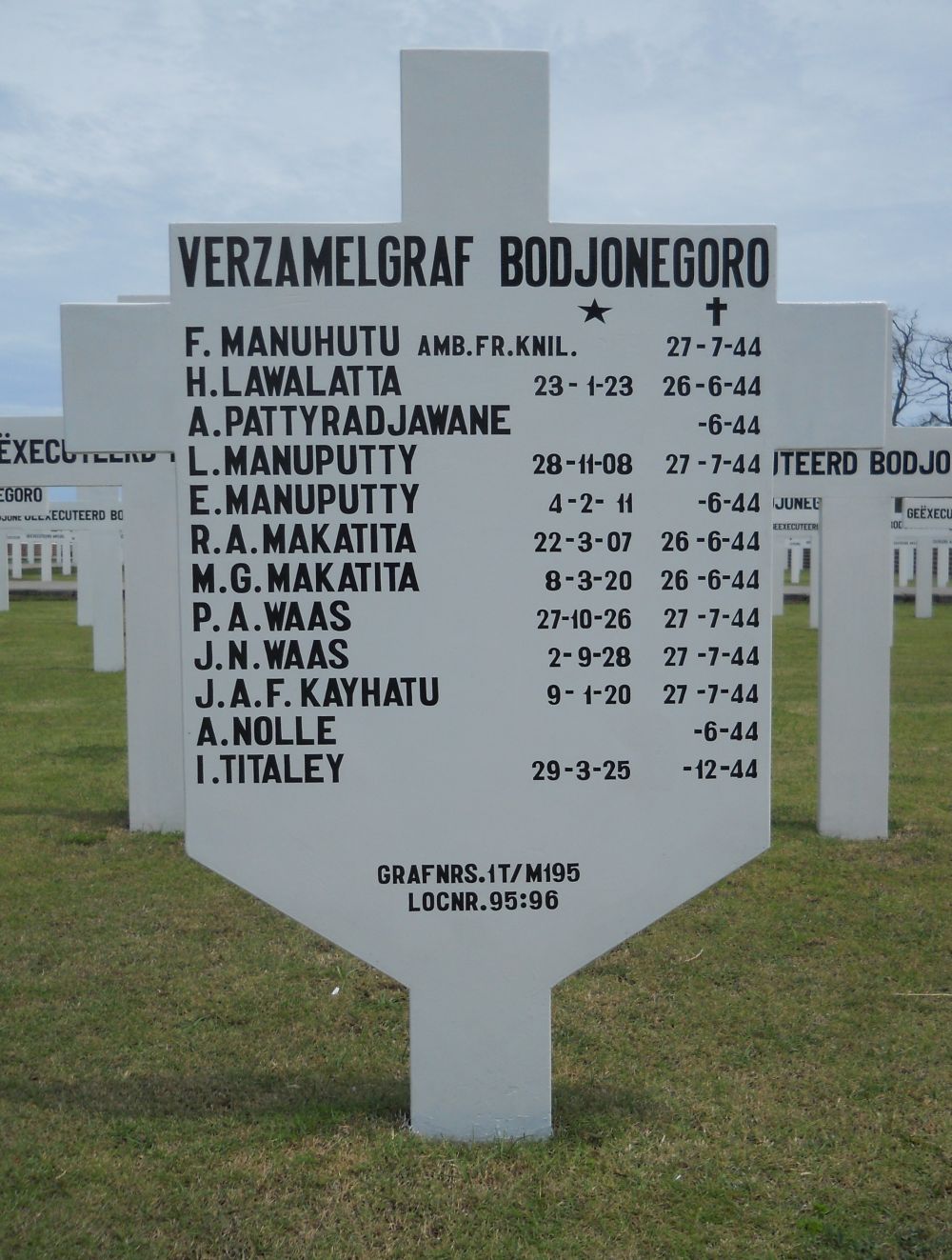 Afbeelding van graf of monument van Lederik Manuputty