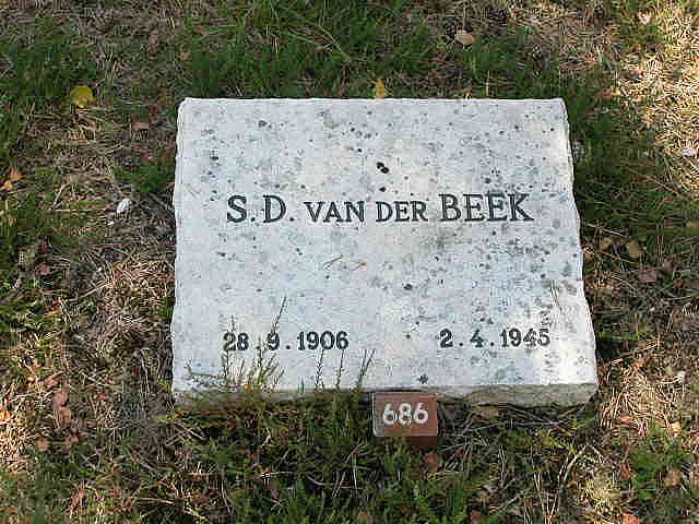 Afbeelding van graf of monument van Sake Dirk van der Beek
