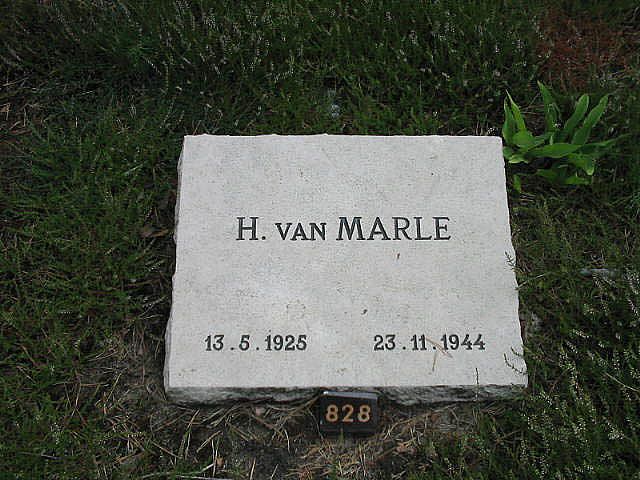 Afbeelding van graf of monument van Hendrik van Marle