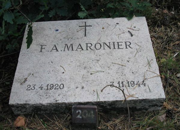 Afbeelding van graf of monument van Frans Adriaan Maronier