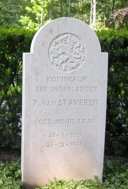 Afbeelding van graf of monument van Pieter van Staveren