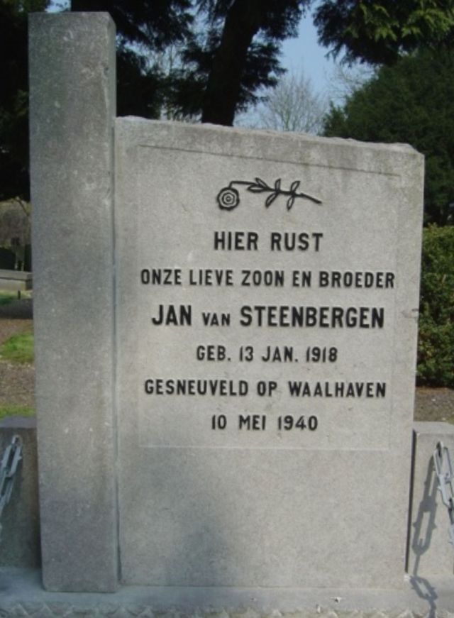 Afbeelding van graf of monument van Jan van Steenbergen