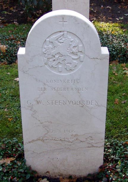 Afbeelding van graf of monument van Gerardus Wilhelmus Steenvoorden