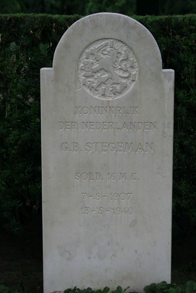 Afbeelding van graf of monument van Gerrit Bernardus Stegeman