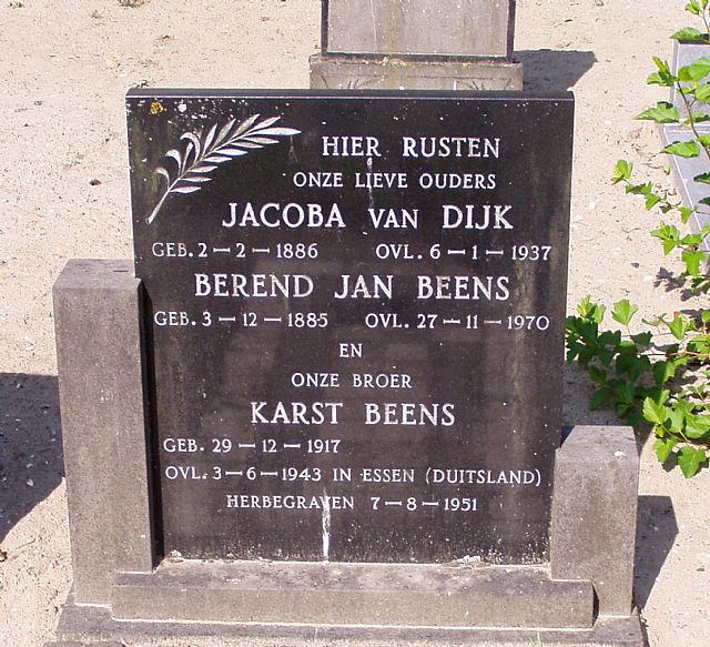 Afbeelding van graf of monument van Karst Beens