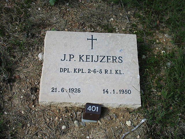 Afbeelding van graf of monument van Johannes Petrus Keijzers