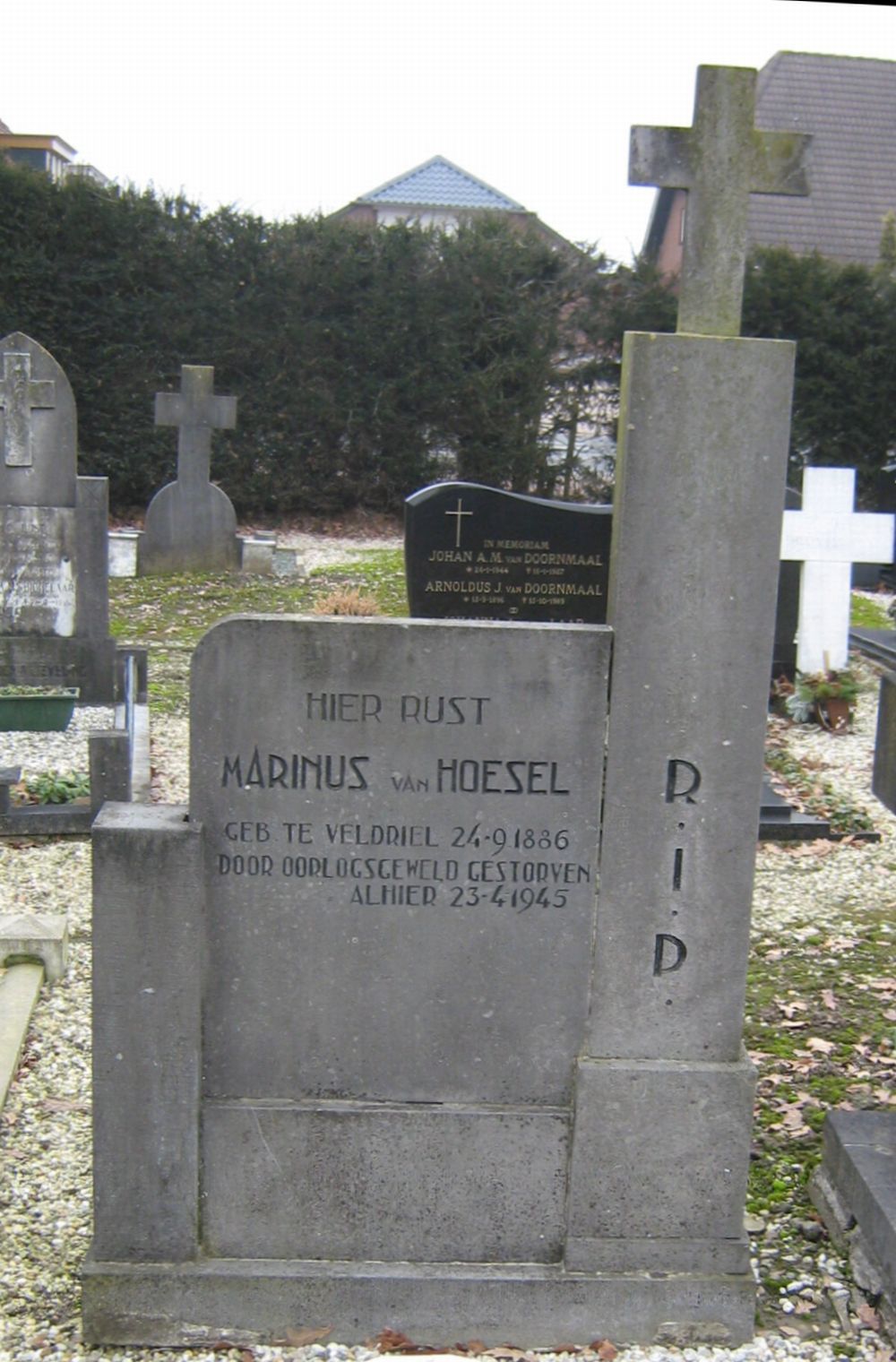 Afbeelding van graf of monument van Marinus van Hoesel